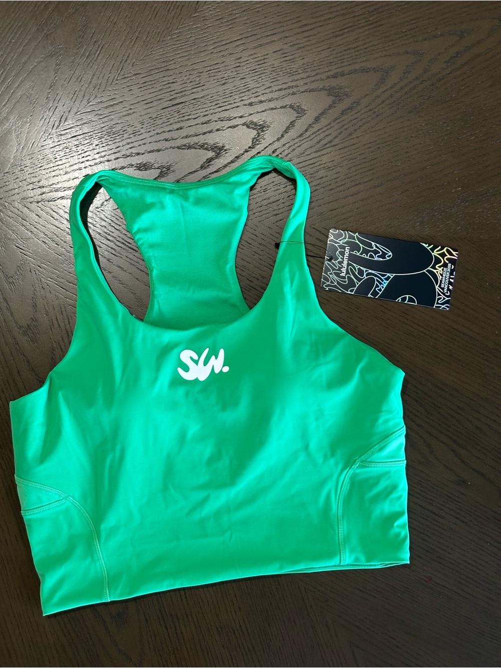 lululemon Seawheeze Pocket Crop Bra